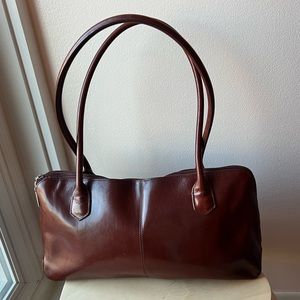 NWOT HOBO y2k classic shoulder bag - Rich mahogany brown leather